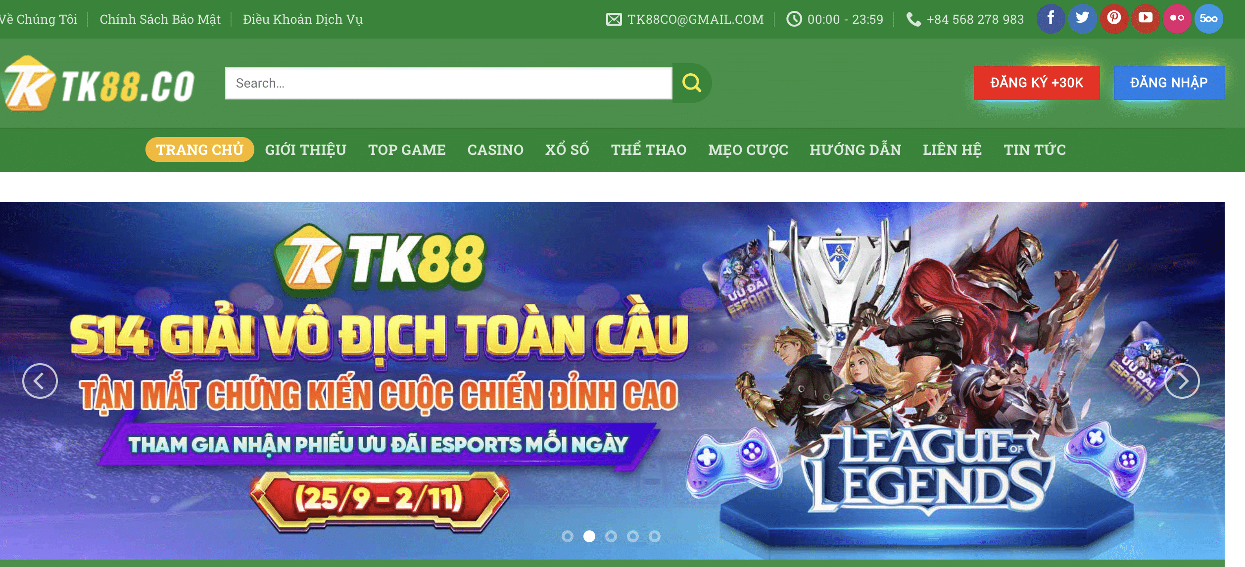 Điểm nổi bật của nhà cái Tk88