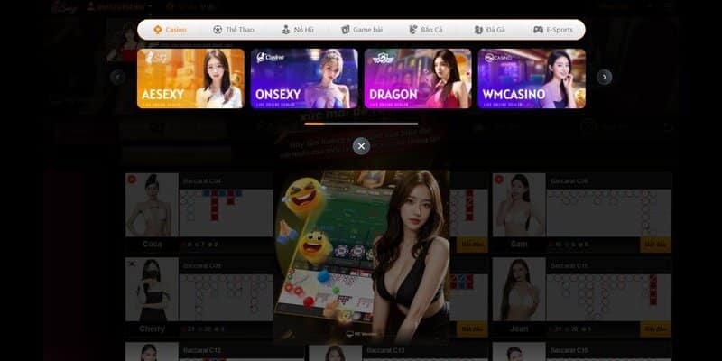 Tip chơi casino Tk88 thắng